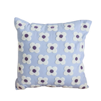 Housse de Coussin 45x45 Fleurs Jacquard