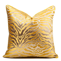 Housse de Coussin 45x45 Motif Zèbre Brillant