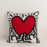 Housse de Coussin Coeur