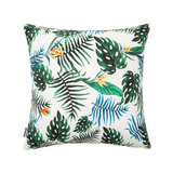 Housse de Coussin Motif Tropical