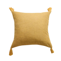 Housse de coussin 45x45 Pompons