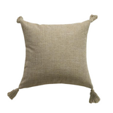 Housse de coussin 45x45 Pompons