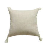 Housse de coussin 45x45 Pompons